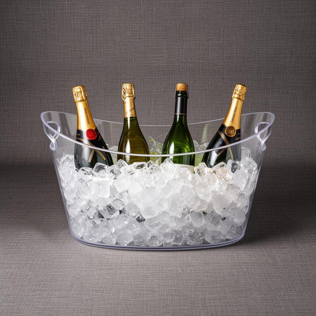 Vin/Champagnekylare - Klar, stor